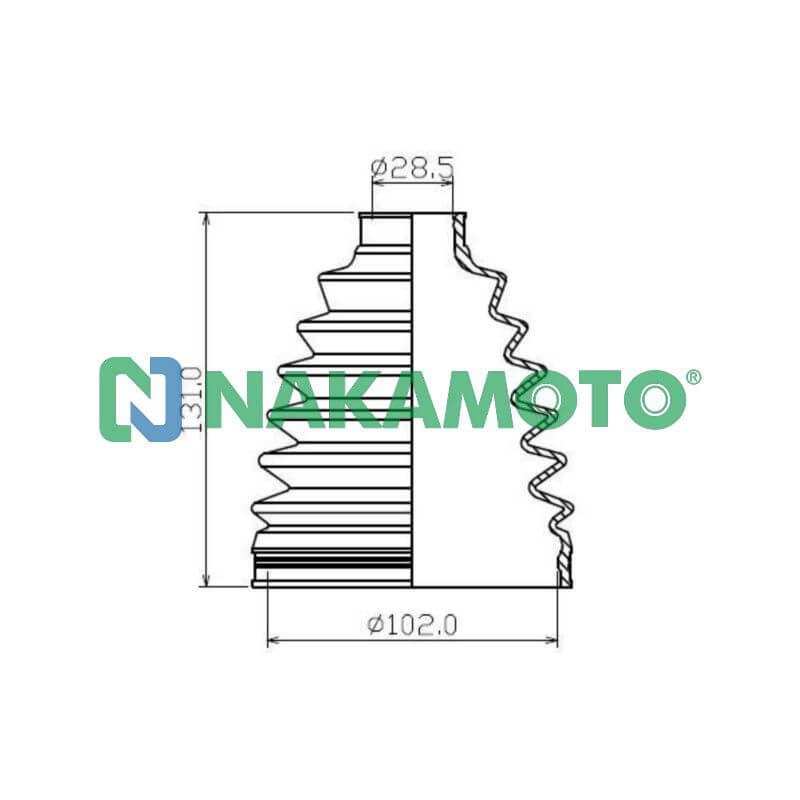 كاوتش كوبلن خارجى هاى لوكس+فورتشنر ناكاموتو تايوانى