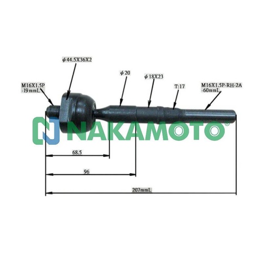 [AFM0098] تيش اسكترا باجيرو 08-017 ناكاموتو تايوانى