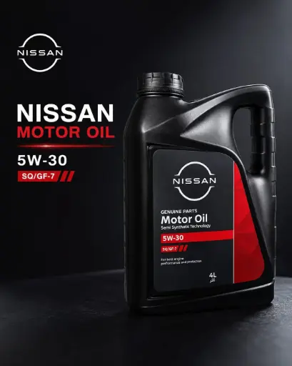 [OIL0025] زيت موتور نيسان 4 لتر 5W30 مصرى اصلى