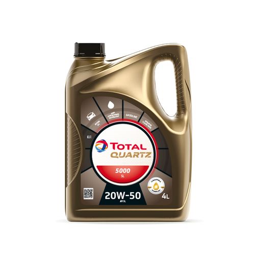 [OIL0032] زيت موتور 4 لتر TOTAL - 20W50 SL - 5000